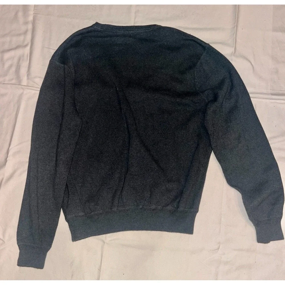 Polo Ralph Lauren Pullover Sweater Gray Logo Men's SZ L U80